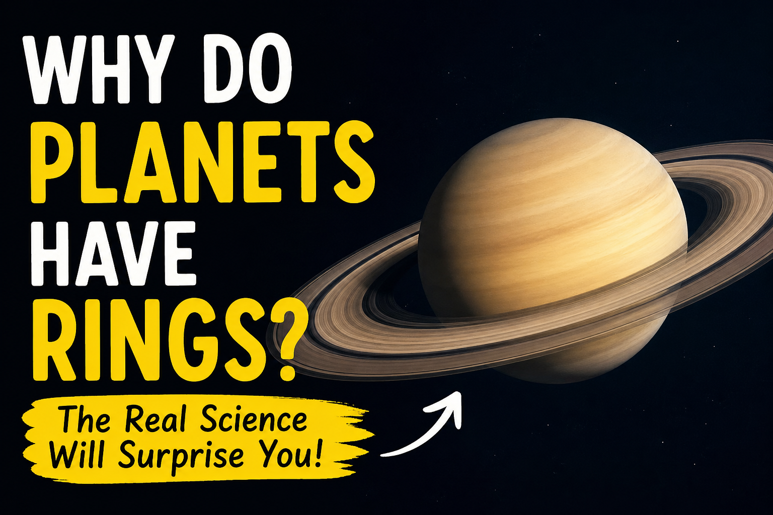 Why do planets have rings around them